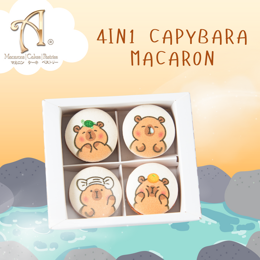 4PCS Capybara Macaron In Gift Box | Special Price Rp118,000