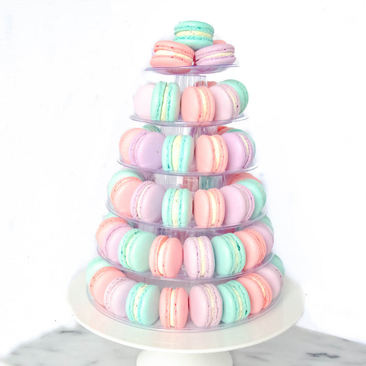 6 Tiers Tower (80pcs Macarons) | Tower Included | Easy To Self Assemble (Classic Series)