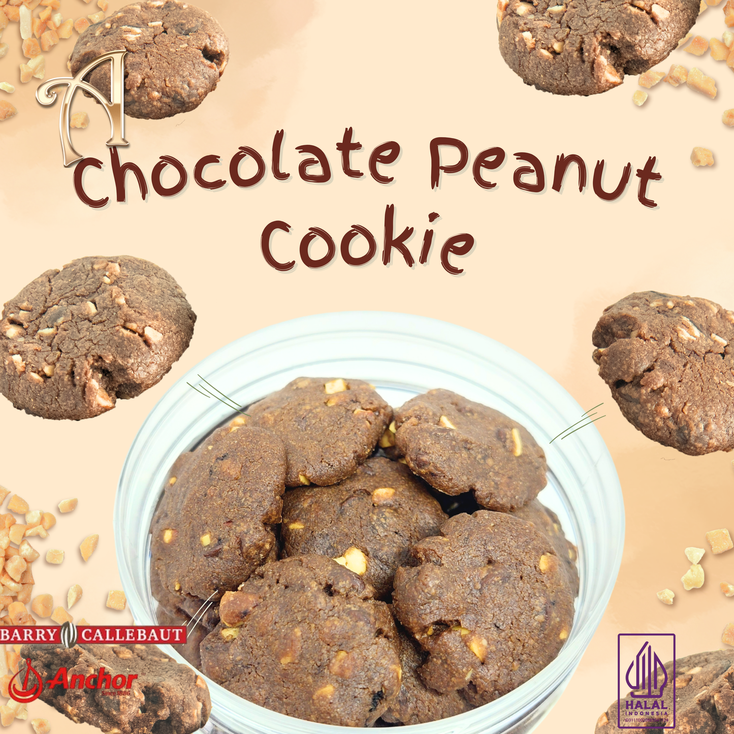 Handmade Premium Cookies | Choco Chip Peanut | Special Price Rp89.000