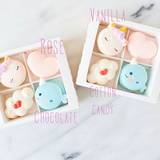 4PCS Unicorn Macaron In Gift Box | Special Price Rp118.000