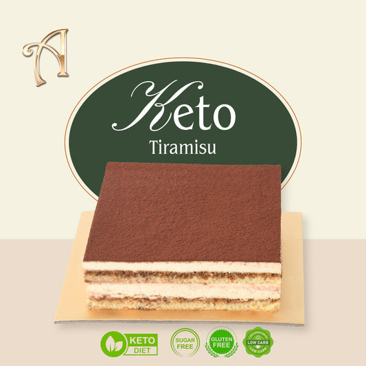 Tiramisu | Keto Friendly | Sugar Free | Glutten Free | Low Carb | 18x18cm | Special Price Rp299.000